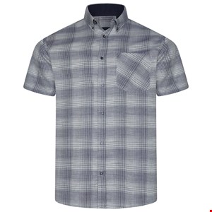 Kam S/S Textured Check Shirt